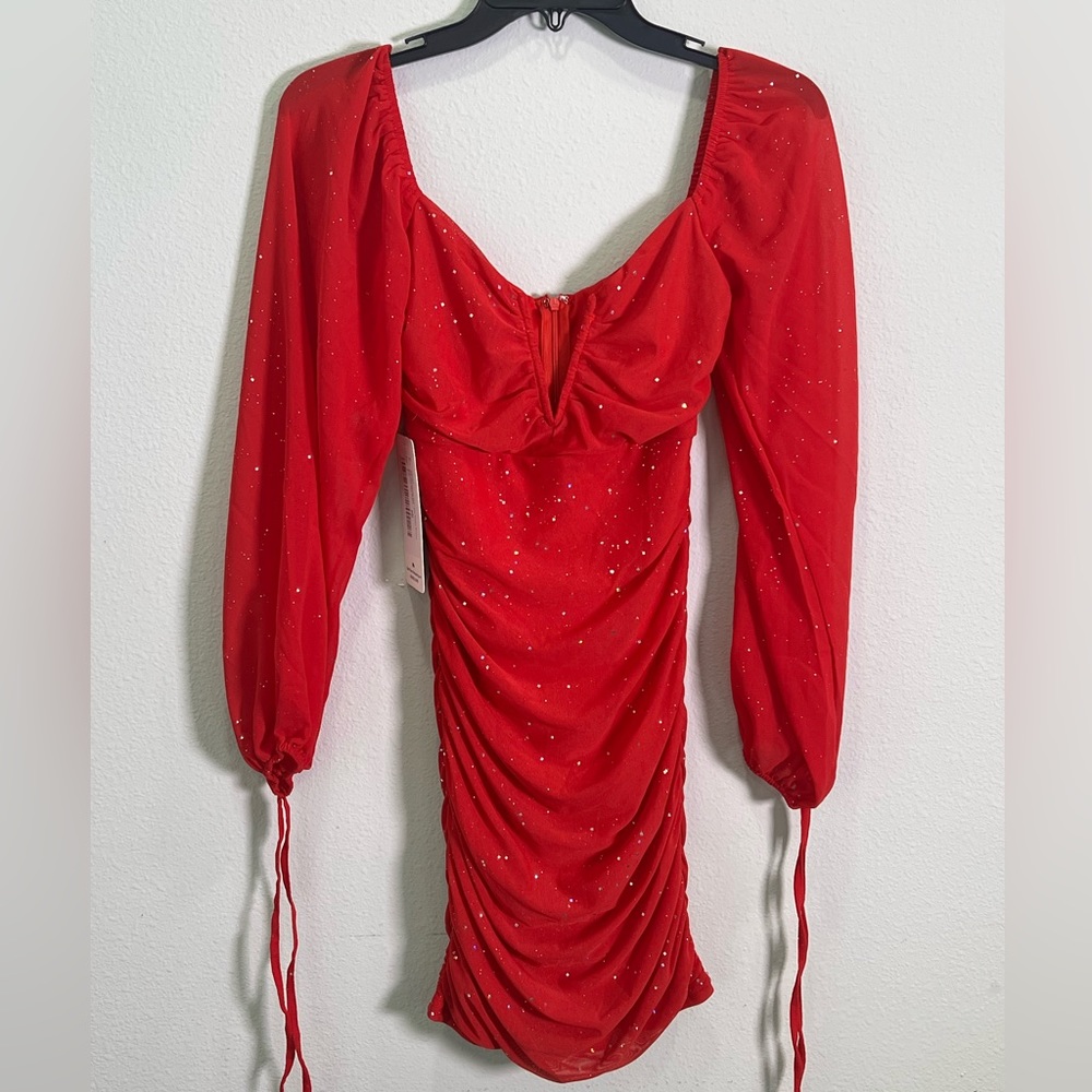 New with tags! Azazie Red Bodycon Dress